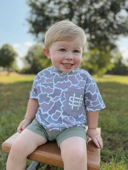Southern Hyde Co. - Grey Camo Pocket Short Sleeve
