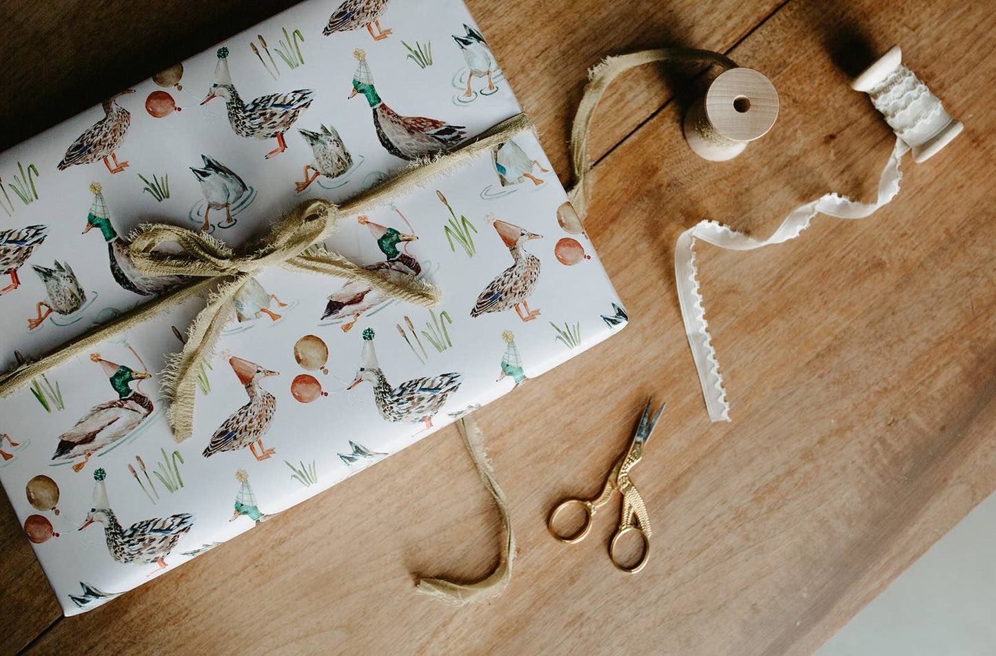 Birthday Duck Gift Wrap Roll