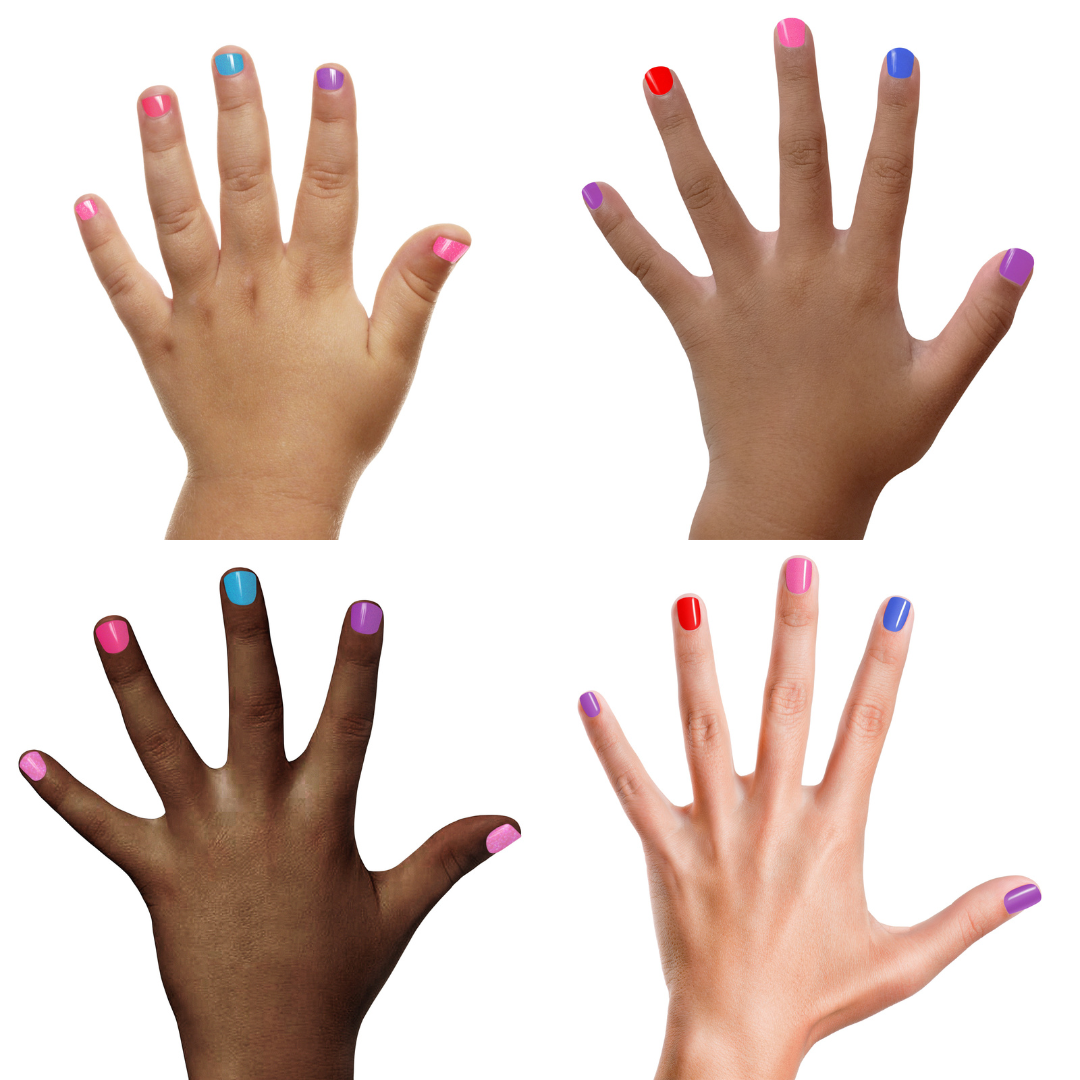 Piggy Paint - 4 Polish Box Set Non-Toxic Kids Nail Polish