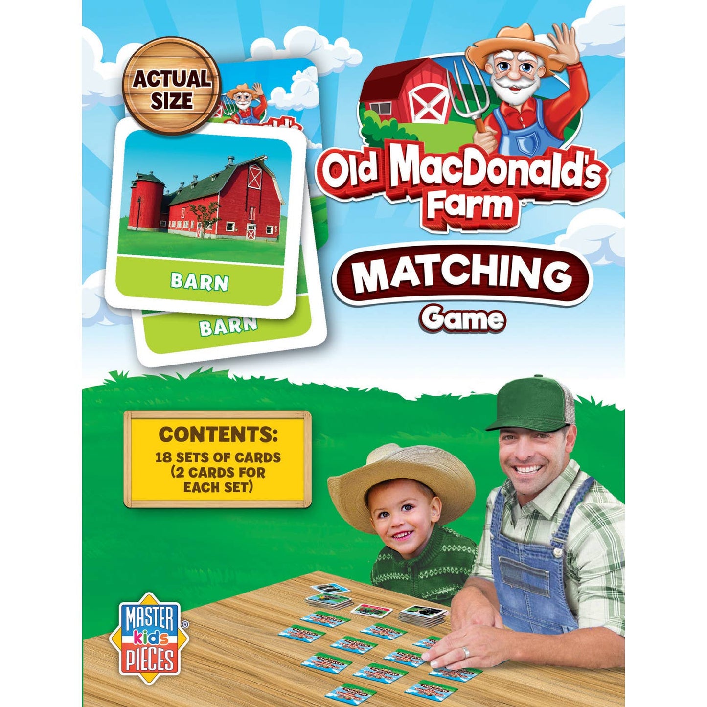 Masterpieces Puzzles - Old MacDonald's Farm Matching Game
