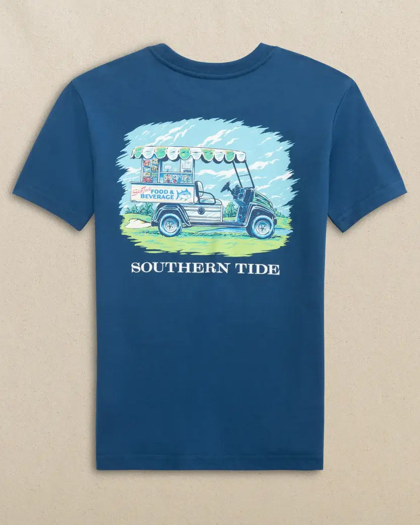 Southern Tide - Y SS Skipjack Food and Beverage Cart Tee