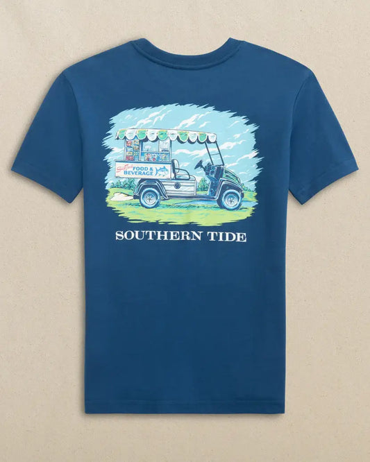 Southern Tide - Y SS Skipjack Food and Beverage Cart Tee