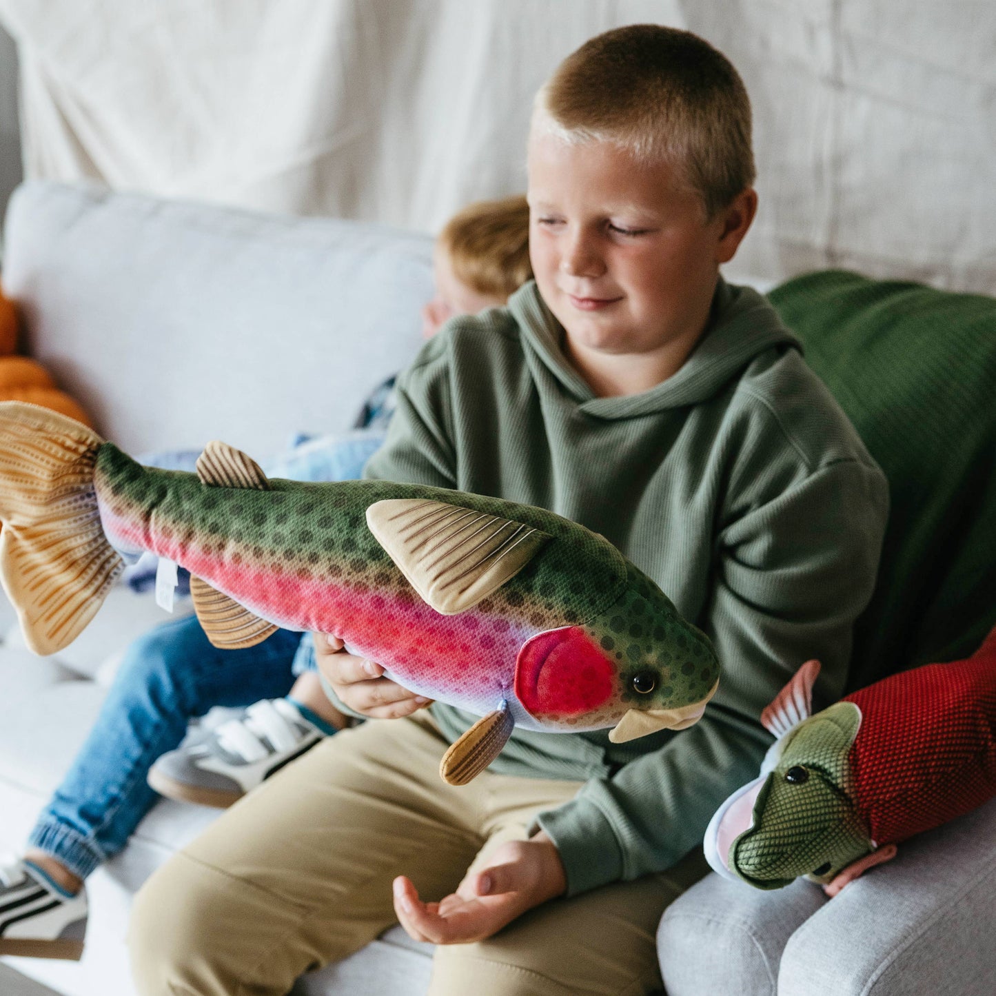 The Petting Zoo - River Fish Rainbow Trout Medium 21" (53cm)