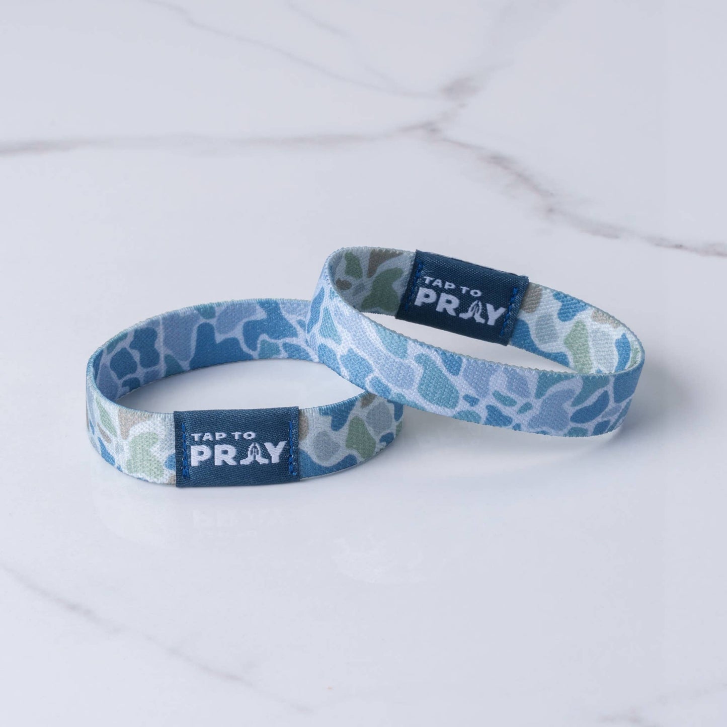 Versible - Tap To Pray™ Wristbands - River Rock Camo Moss & Slate