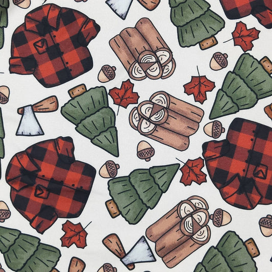 Lumberjack Boy Romper