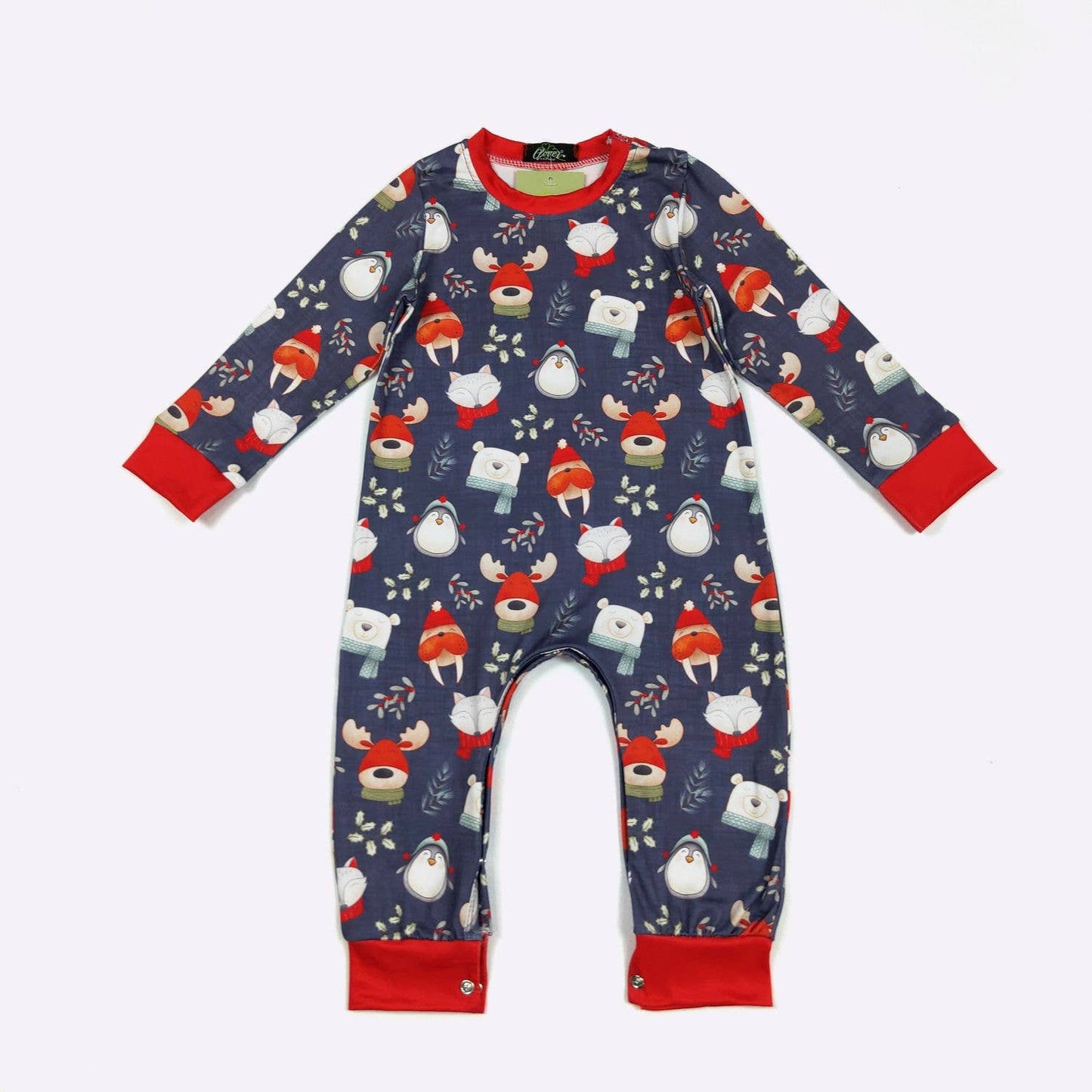 Clover Cottage - Winter Buddies Boy Romper