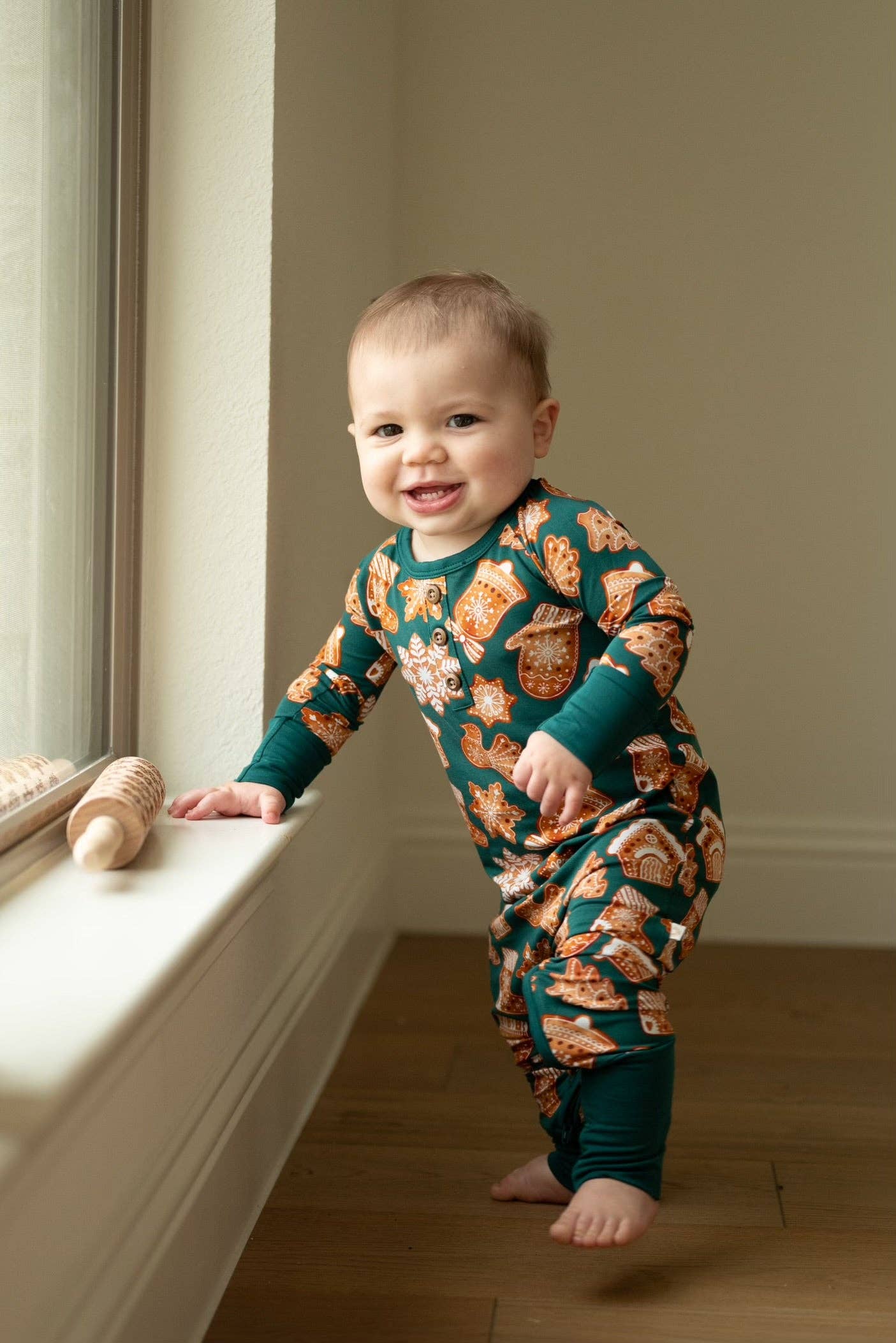 Riley & Rett - Baking Buddies Henley Romper
