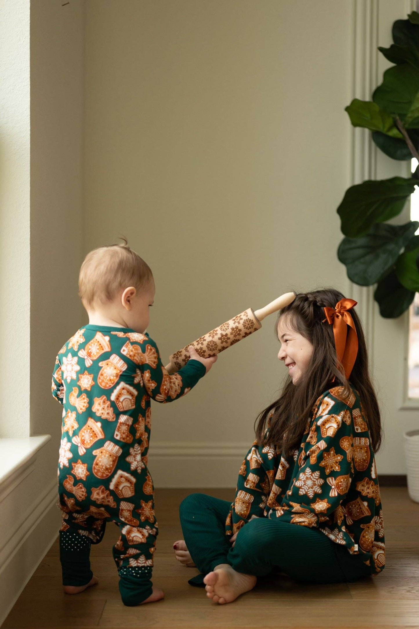 Riley & Rett - Baking Buddies Henley Romper