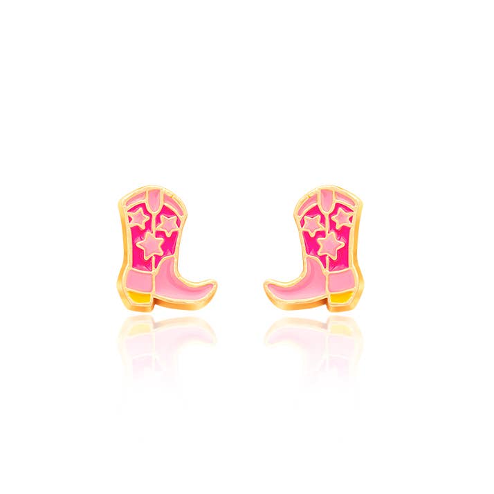 Girl Nation - Boot Scootin' Cutie | Western Cowgirl Stud Earrings