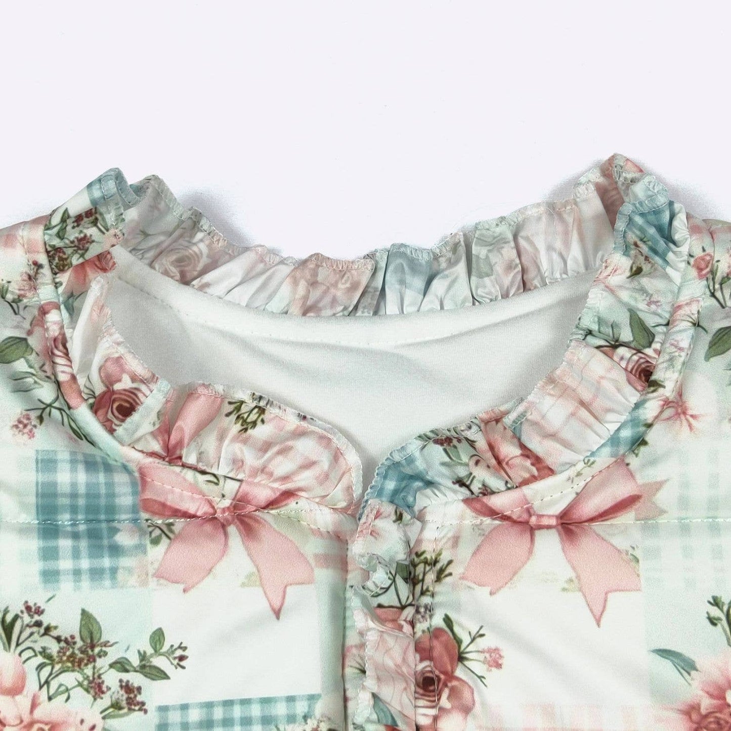 Patchwork Rose Girls Vest