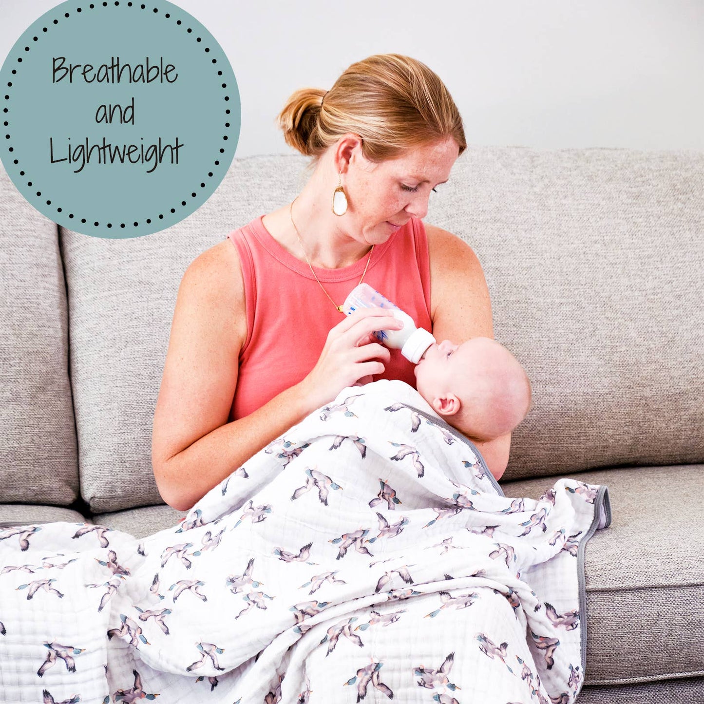 LollyBanks - Quackin'up Baby Toddler Muslin Blanket