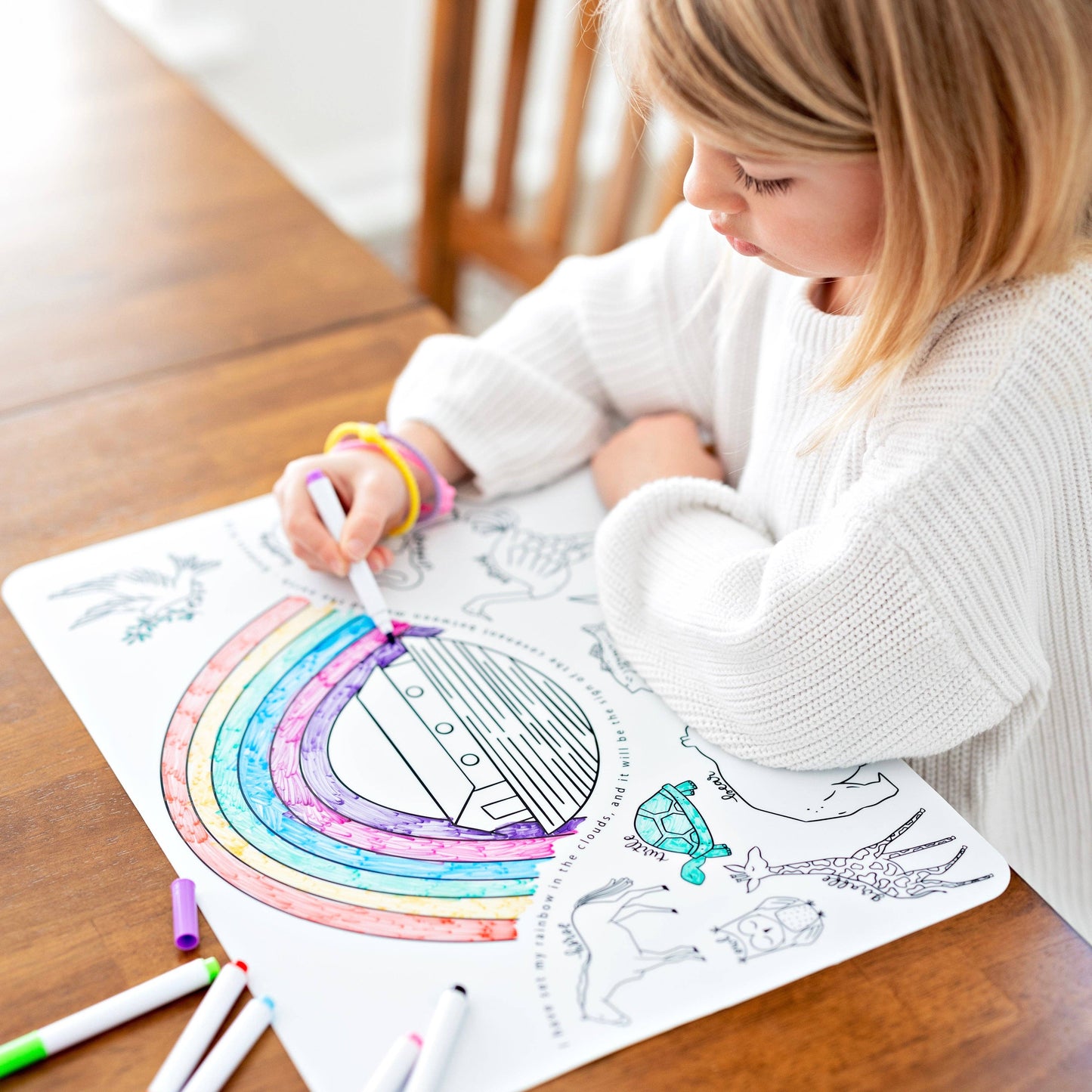 Ryan & Rose - Christian Coloring Mats