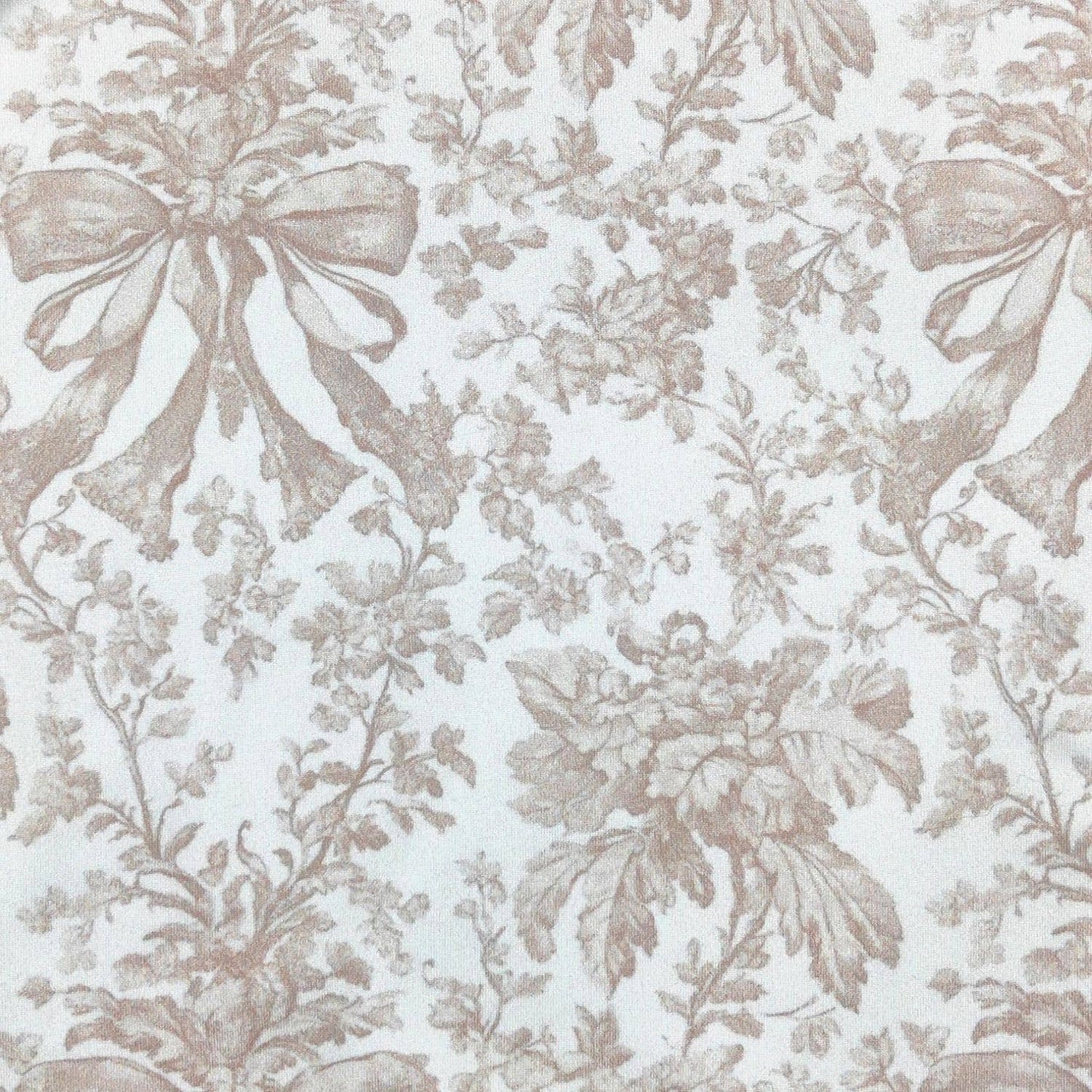 Clover Cottage - Fawn Damask Girls Dress