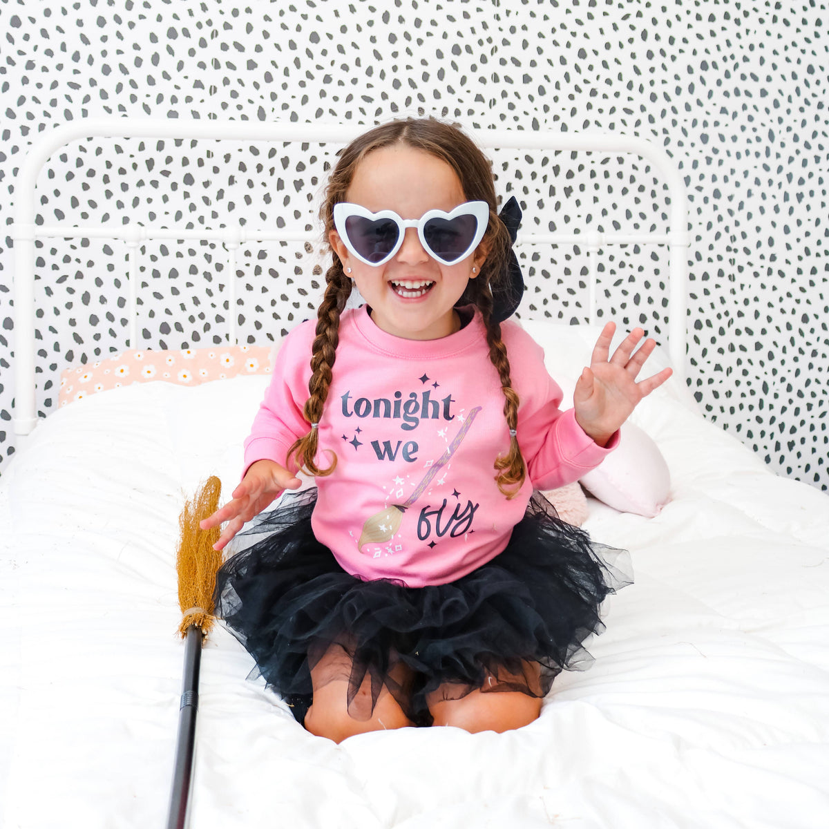 Holland Ave Clothing - Tonight We Fly | Kids Halloween Sweatshirt