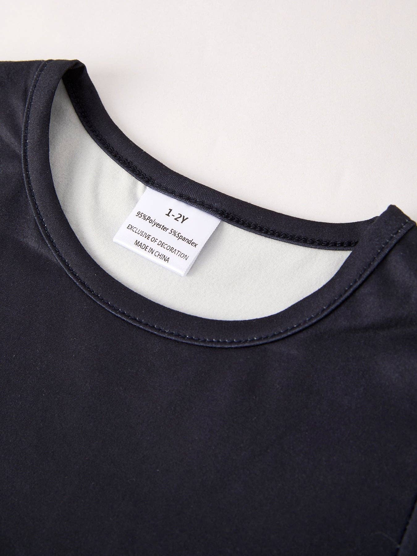 Winter Christmas Santa Claus Print Casual Plaid Girls Set