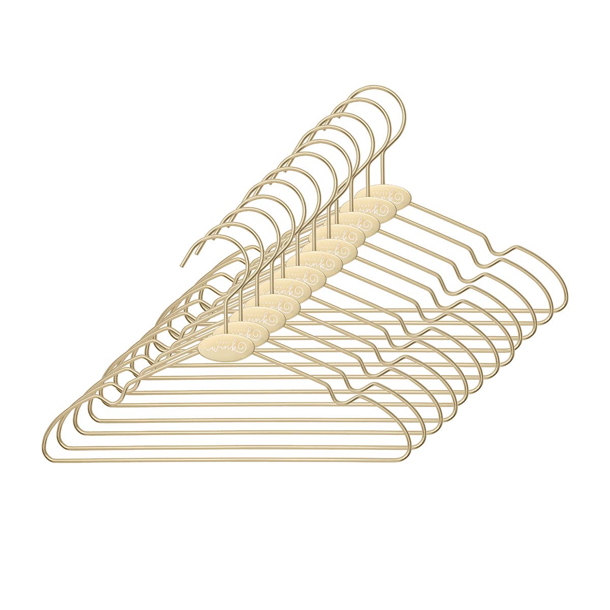 Sweet Wink - Sweet Wink Gold Top Hangers - 12 Pack - Children's Hanger