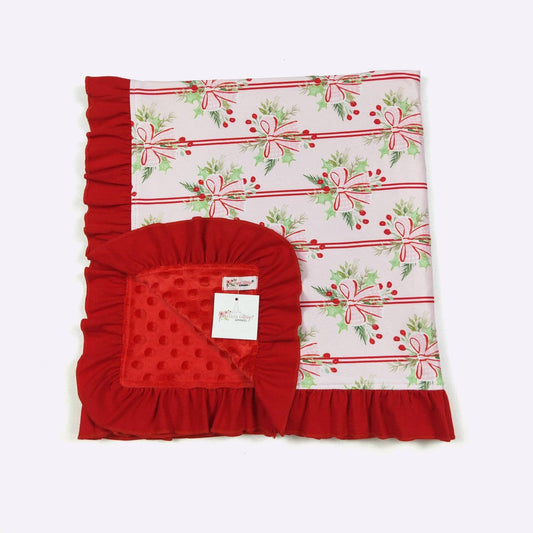 Clover Cottage - Holly Stripes Blanket