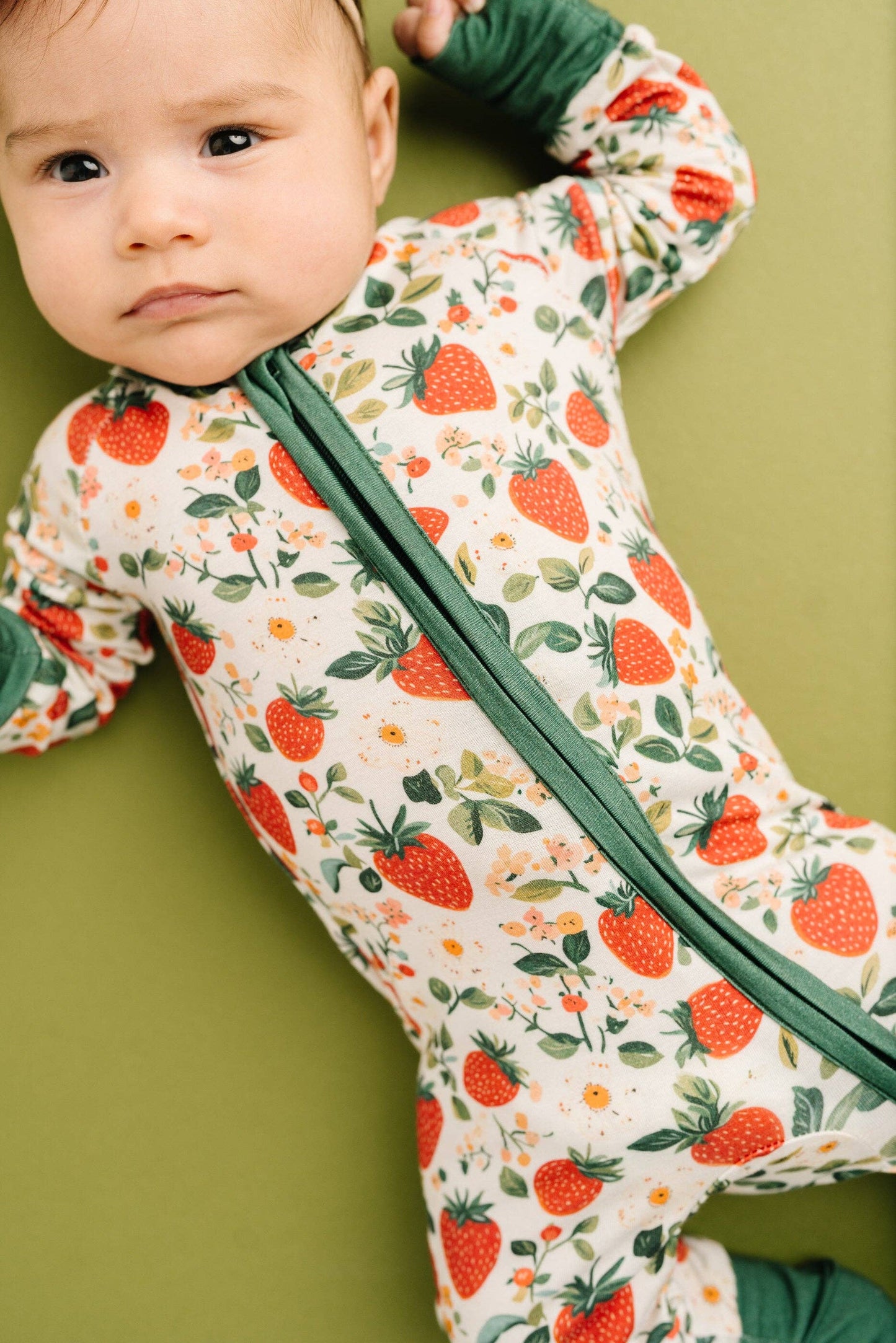 Vintage Strawberry Bamboo Sleeper