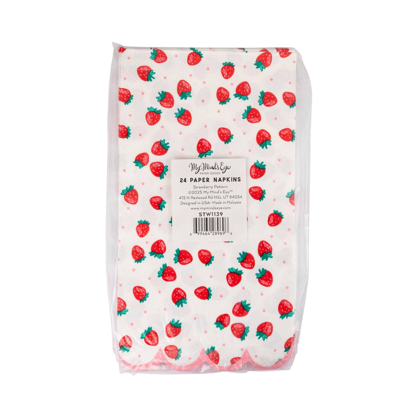 Strawberries Dinner Napkin