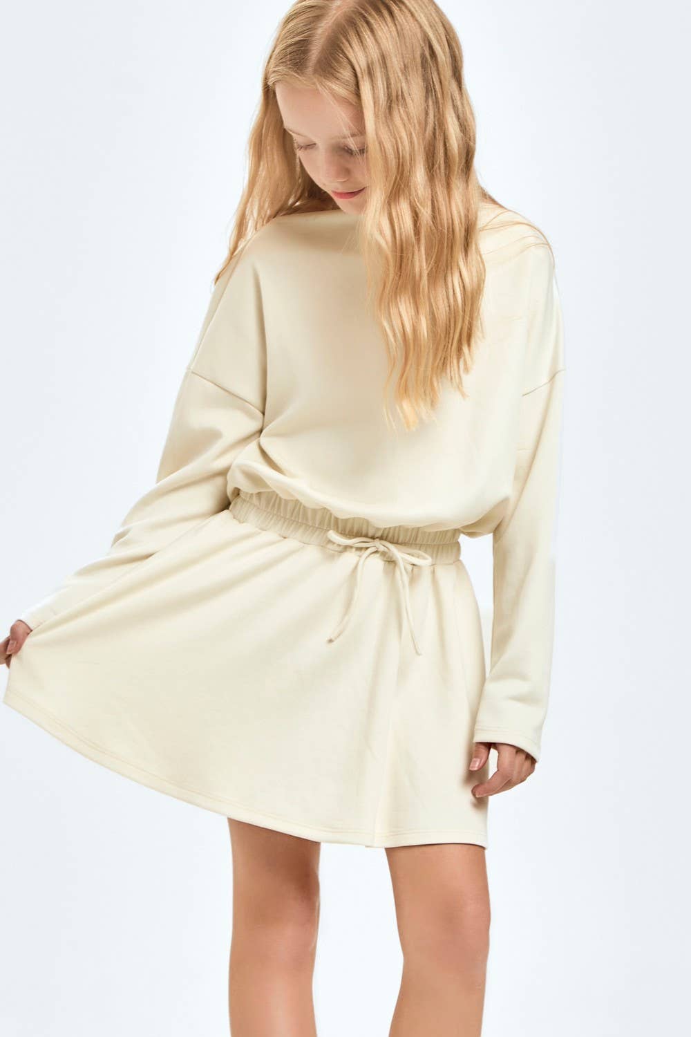 Modal Knit Boat Neck Dress