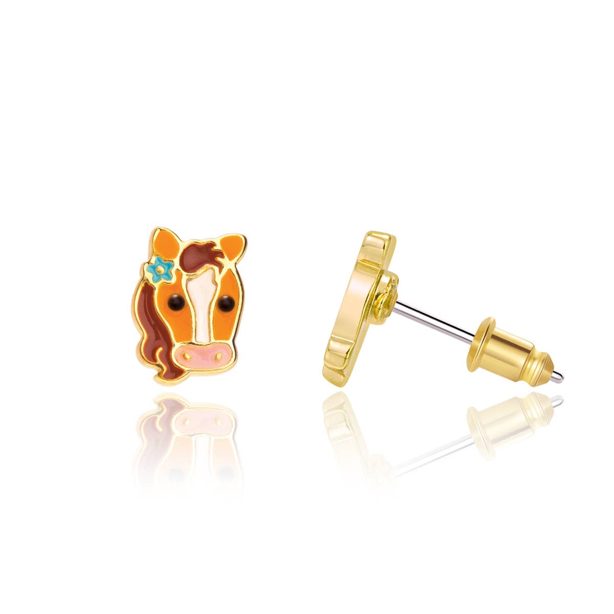 Girl Nation - Pretty Pony Cutie Stud Earrings