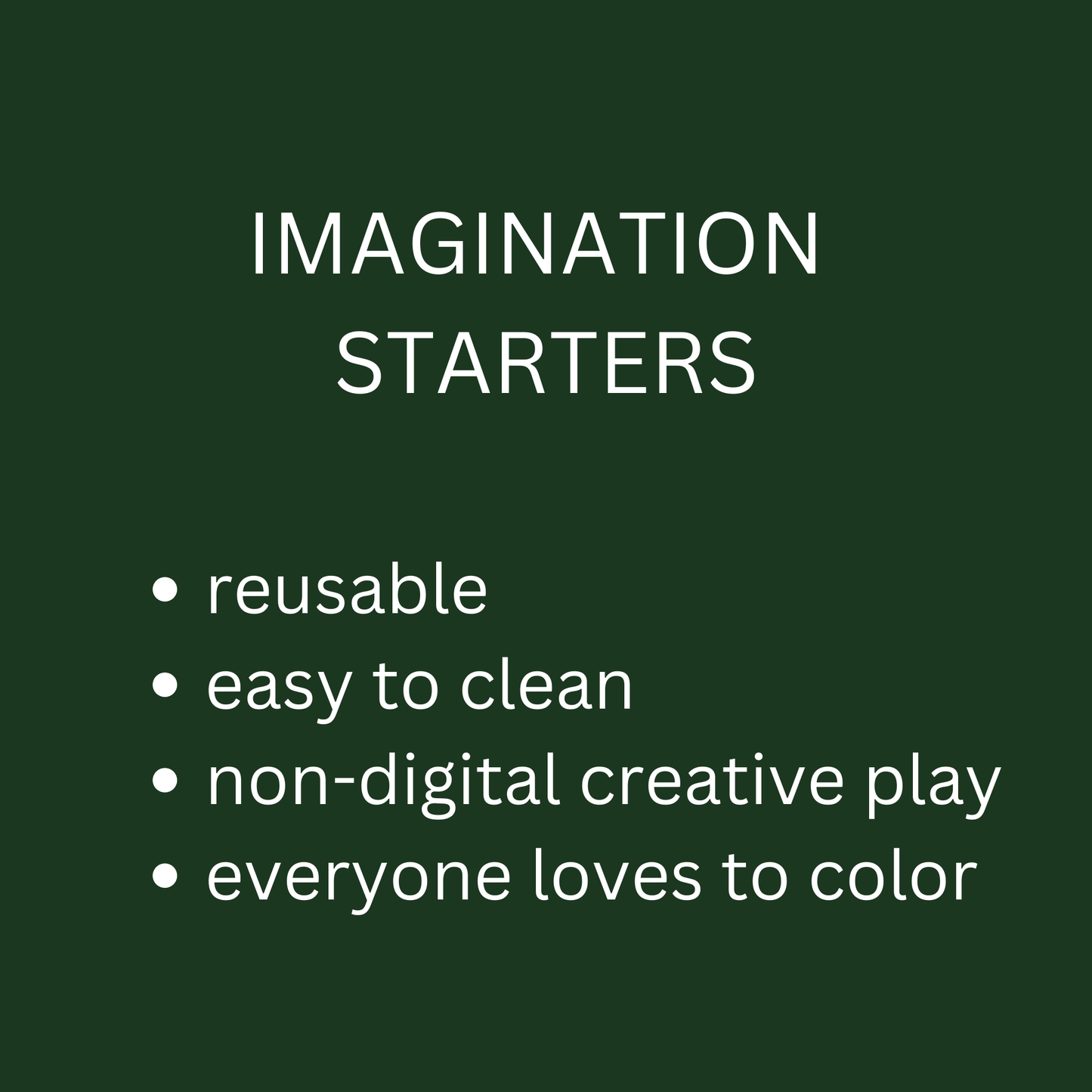 Imagination Starters - Reusable Coloring Placemat Wildlife 12x17