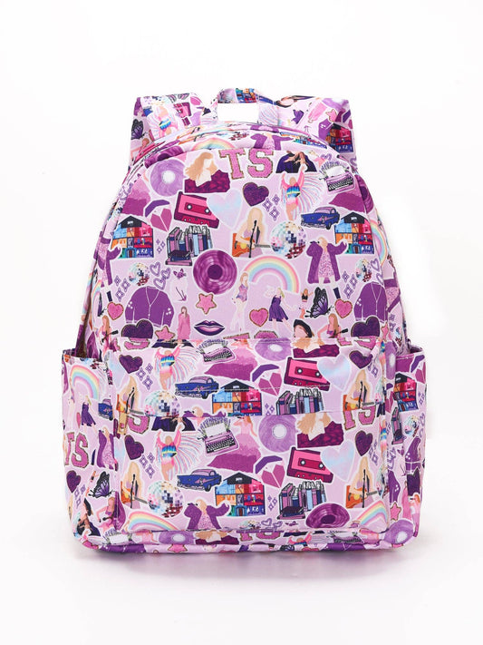 sassy kids palace - Purple Kids Girls Music Tour Backpack