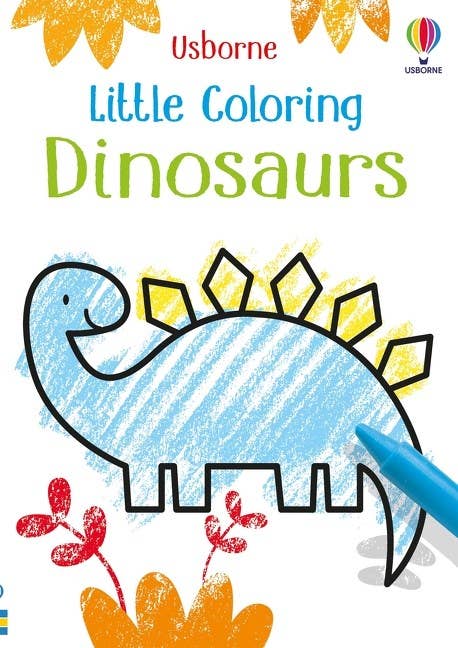 HarperCollins - Little Coloring Dinosaurs: Usborne