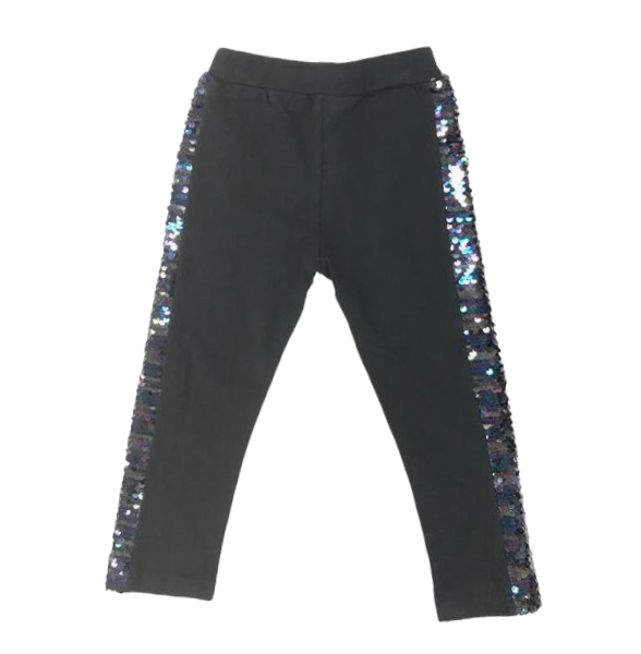 A Side Sequin Leggings