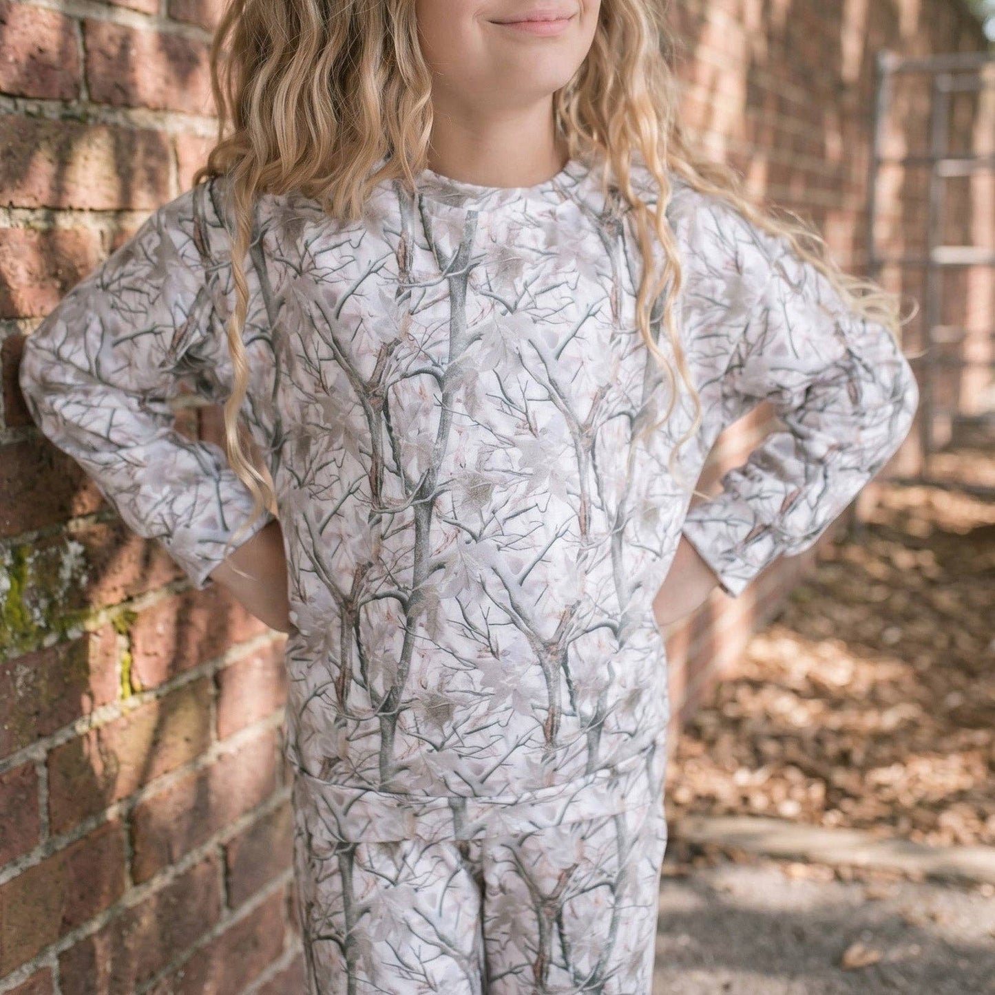 Oopsie Daisy - Kids Ava Winter Woodland Camo Lounge Set