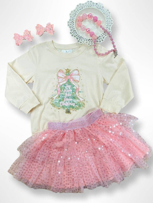The Hair Bow Company - Ballerina Christmas Skirt Set