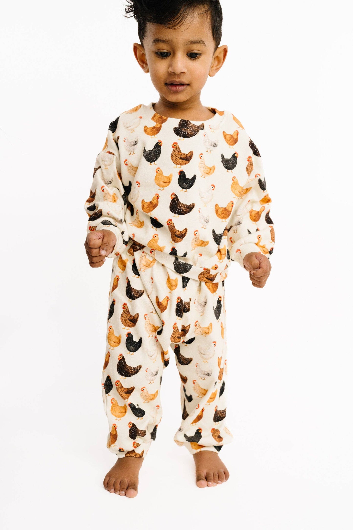 Little One Shop - Backyard Chickens Sweatsuit