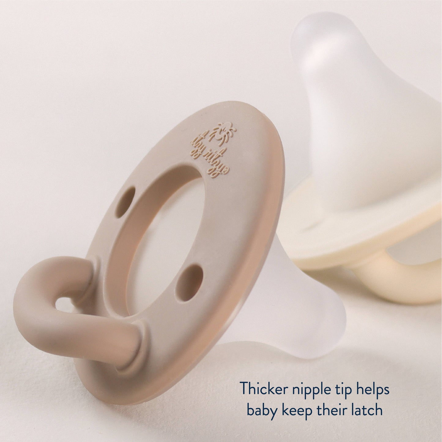 Itzy Ritzy - *NEW* Latch & Soothe™ Breastlike Pacifier - Taupe