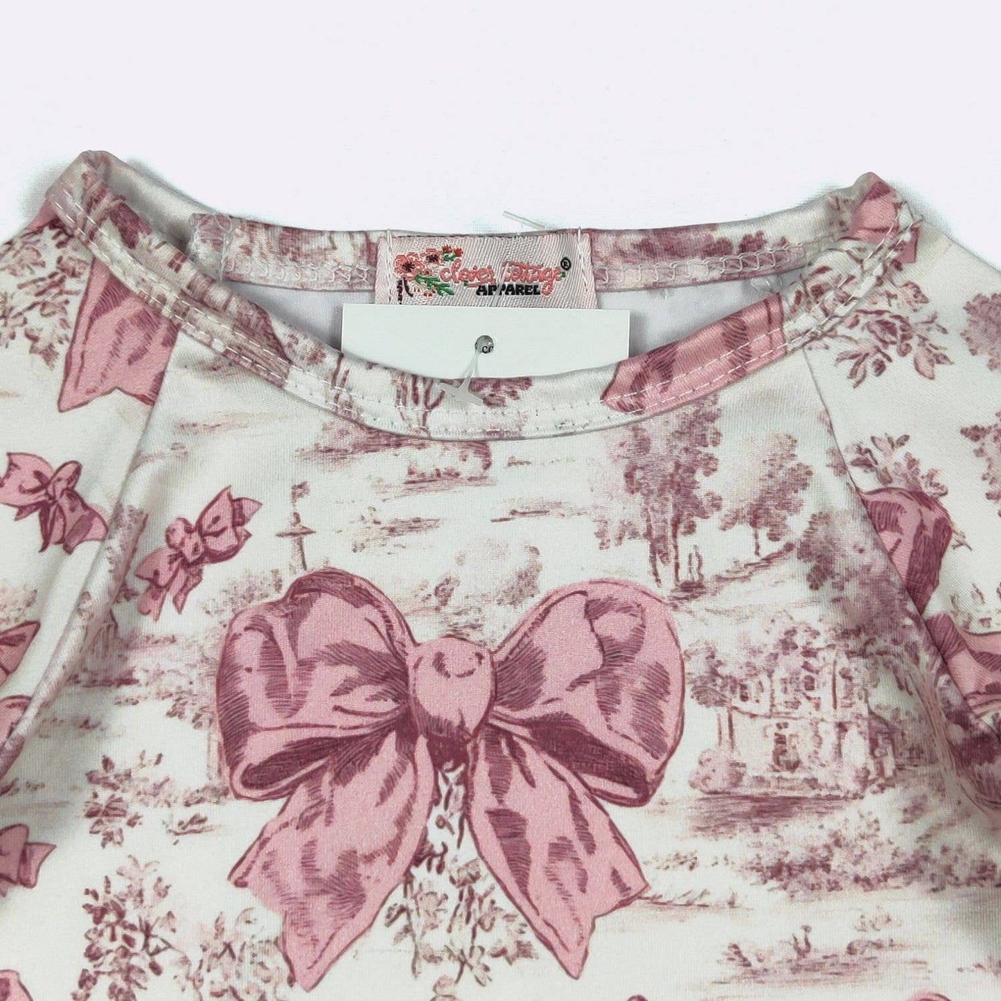 Clover Cottage - Mauve Toile Baby Gown