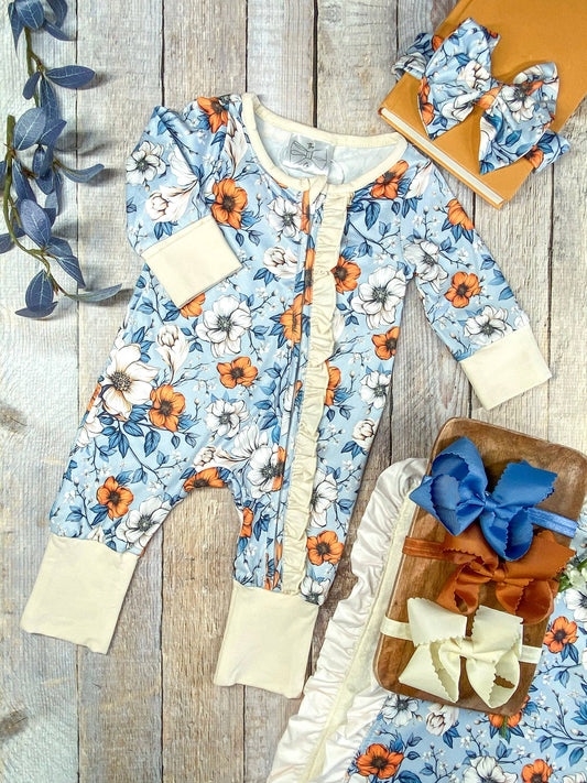The Hair Bow Company - Autumn Whisper Infant Onesie