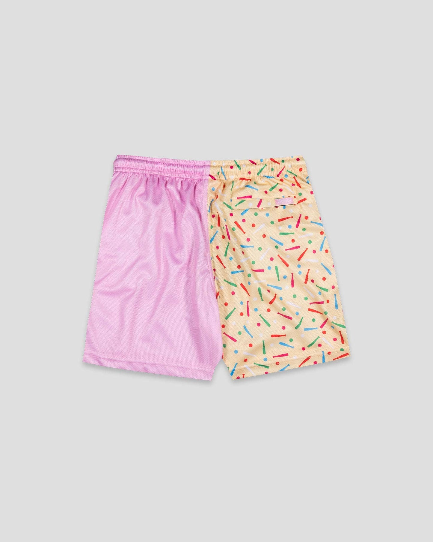 Baseballism - Batter Up Bakery Confetti Cupcake Diamond Air Mesh Shorts - Youth