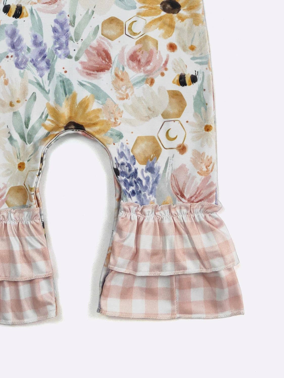 Bee Floral Baby Romper