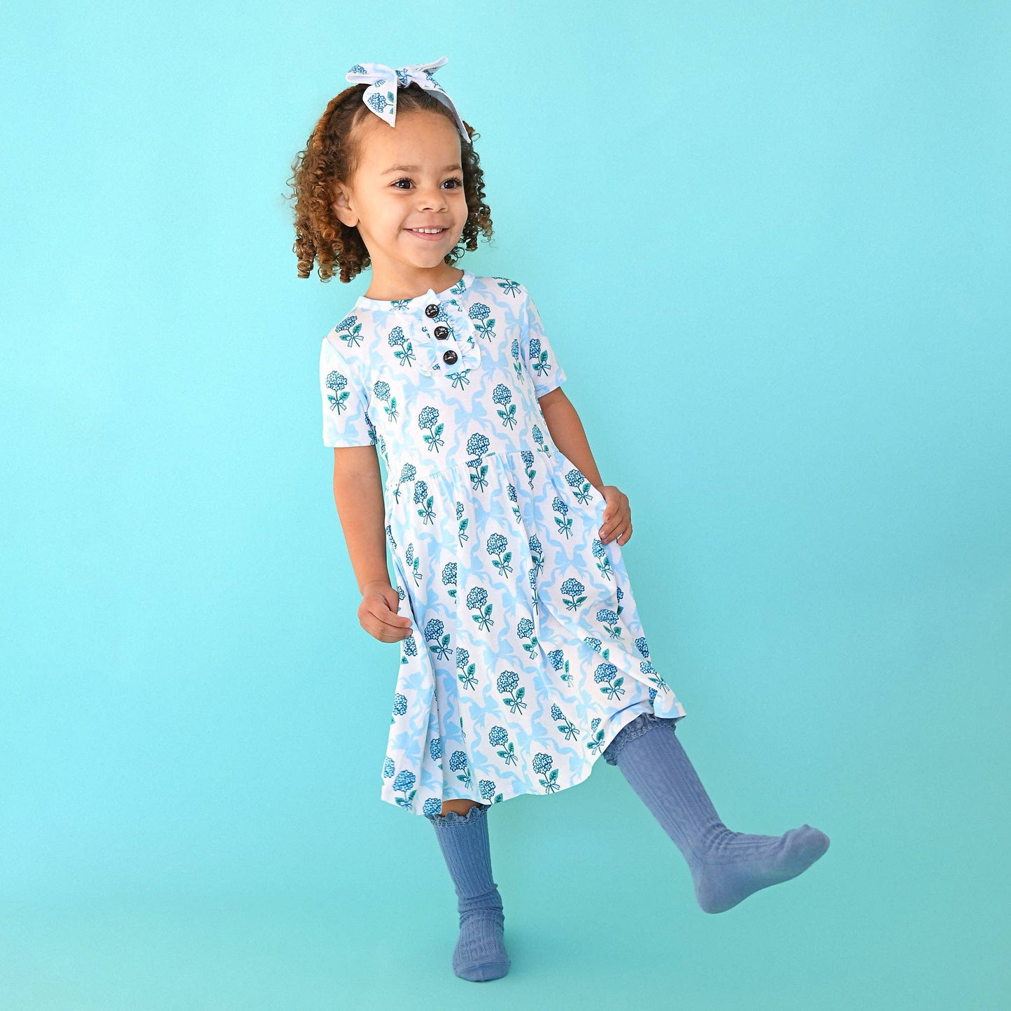 Savannah TUTU DRESS Bamboo Floral Kids Clothes