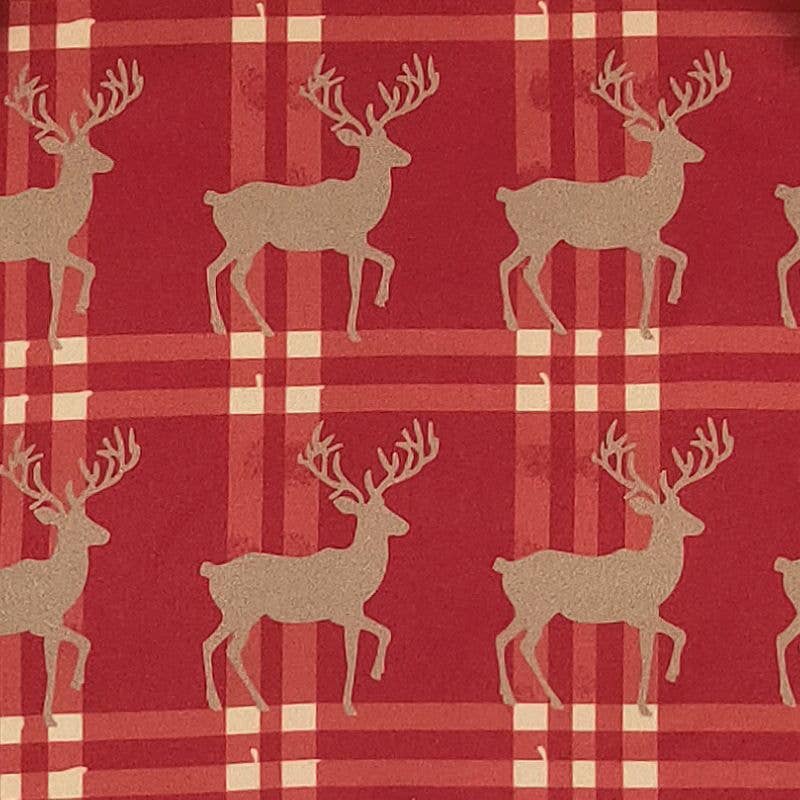 Clover Cottage - Tartan Deer Boy Romper