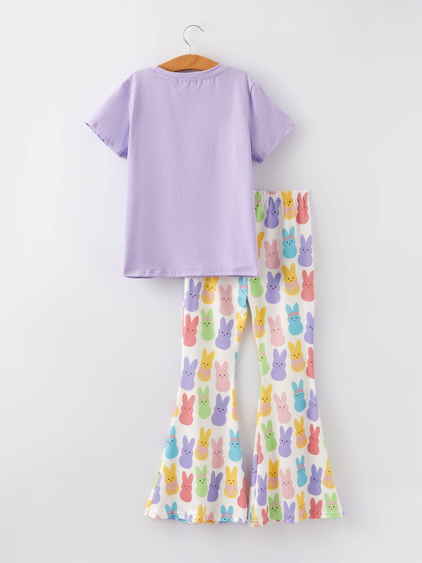 Rylee Faith Designs - Easter Purple Print Girls Outfit