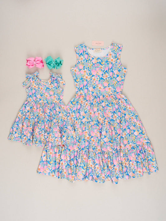 Mom & Me Blossom Breeze Ruffle Dress