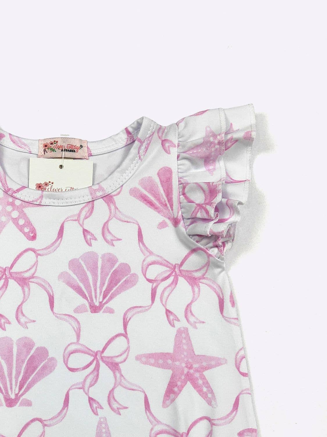 Pink Seashell Belle Baby Romper