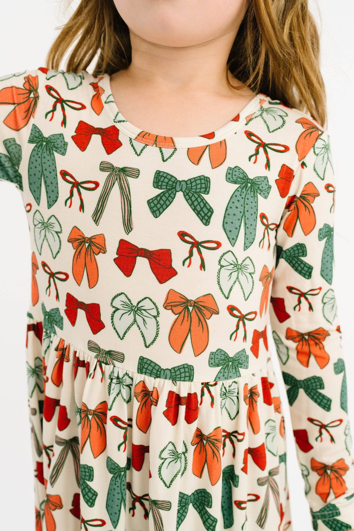 Little One Shop - Merry Bows Bamboo Dress