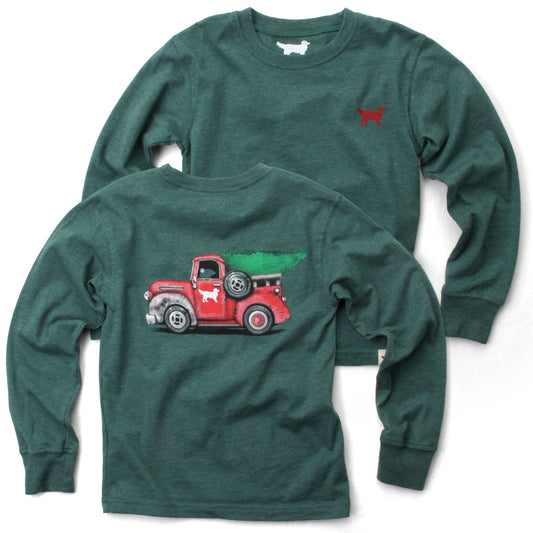 Wes and Willy - Jack Thomas Boys Truck LS Graphic Tee