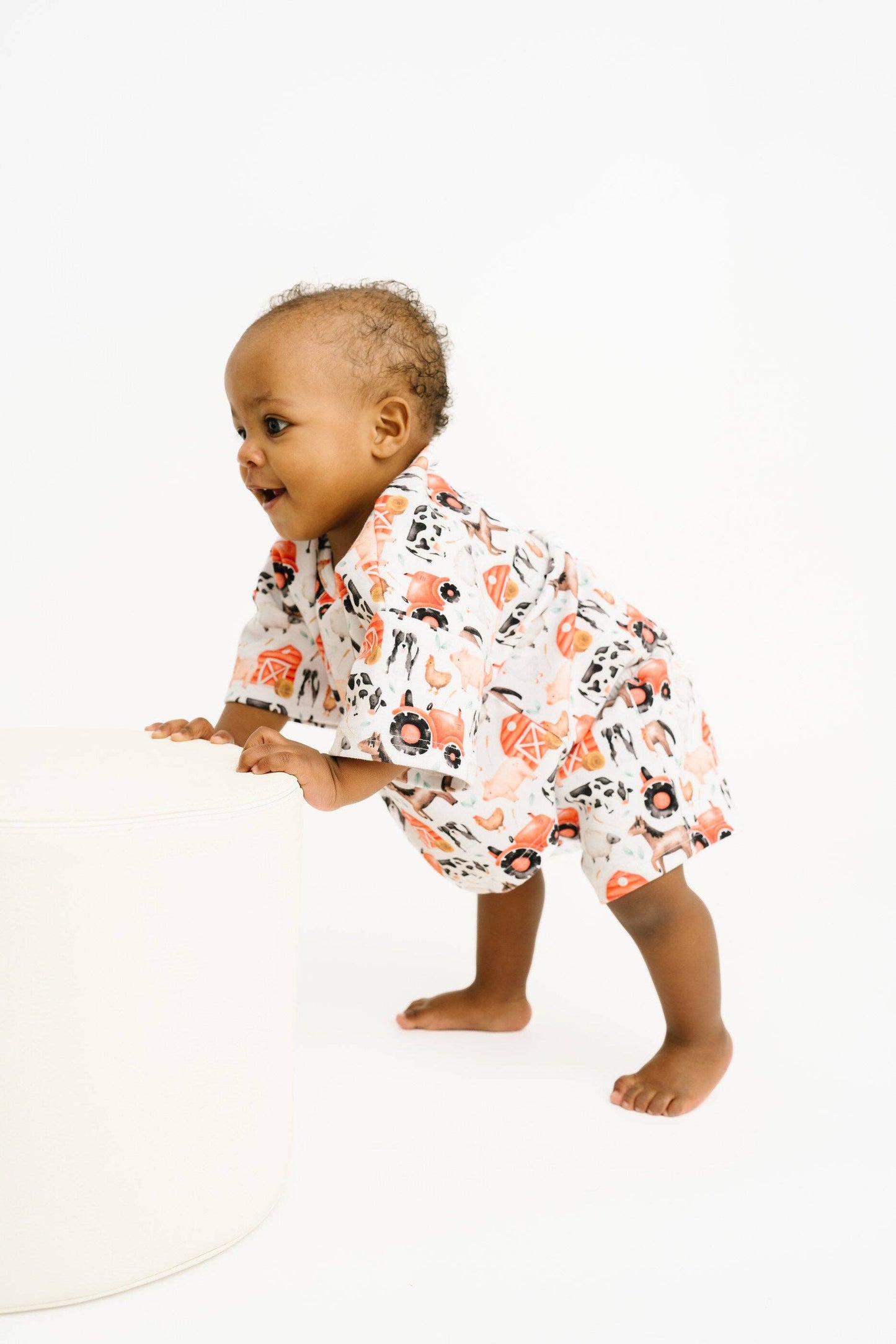 Little One Shop - Little Red Barnyard Slouchy Set