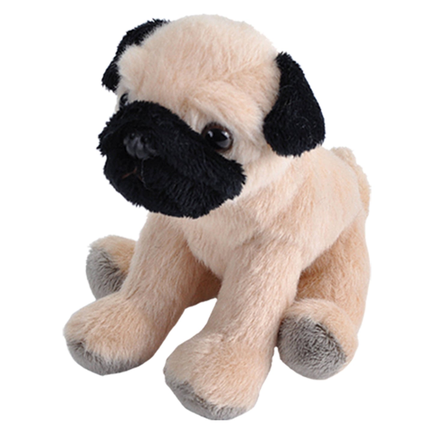 Wild Republic - Pocketkins-ECO-Dog Pug Stuffed Animal 5"