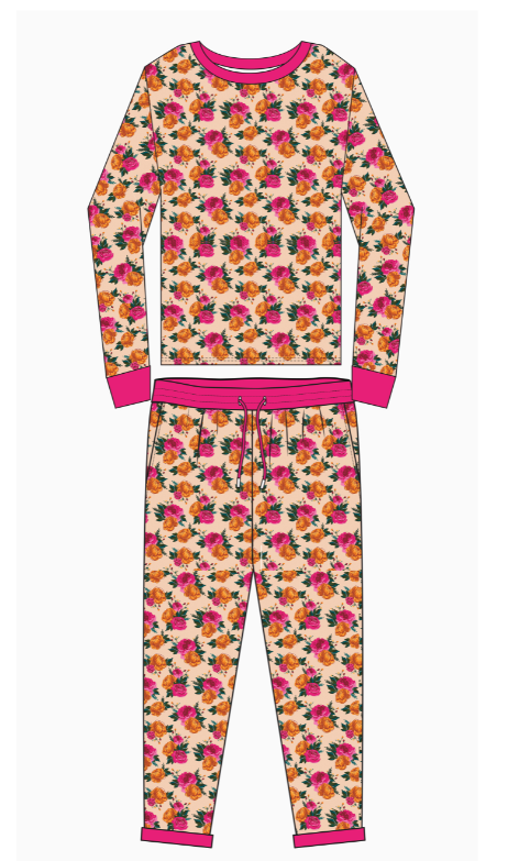 Pretty Pink Pajama Set