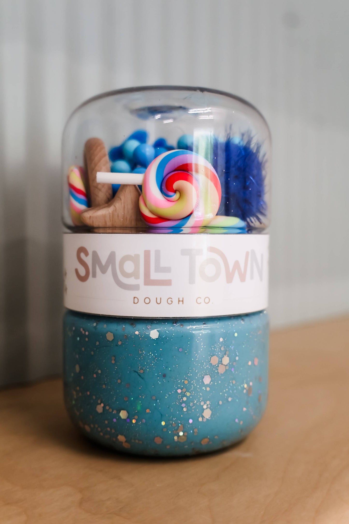 Small Town Dough Co.  Sensory Play Dough Jar