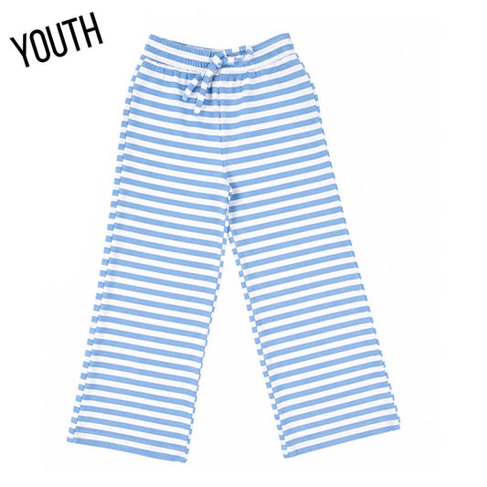 STRIPE YOUTH PANT-LIGHT BLUE