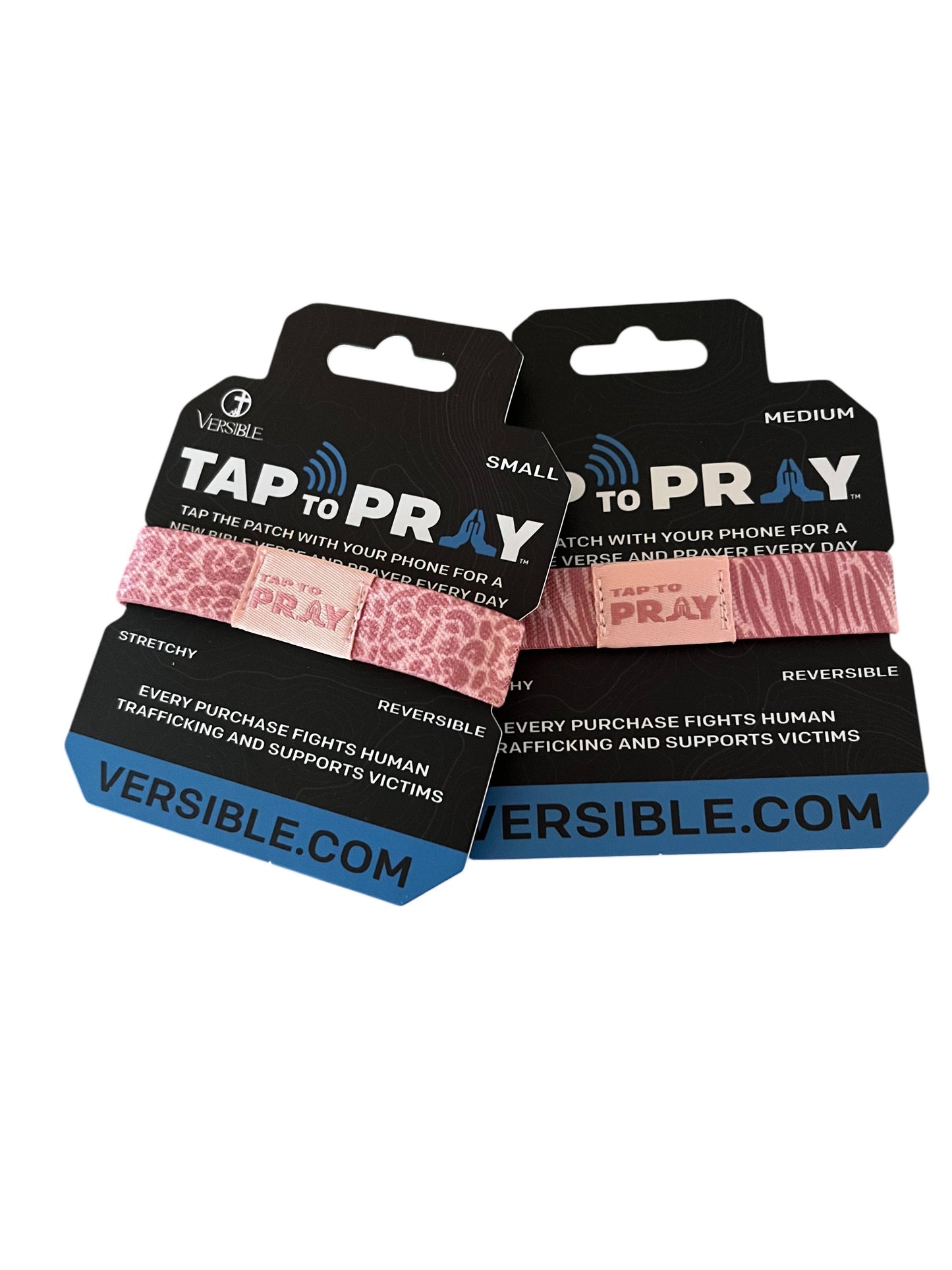 Versible - Tap To Pray™ Wristbands - Safari Rose